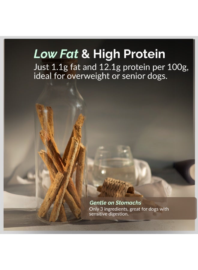 O2Pets Dog and Puppy Fish Grissini Dog Treats - 80% Cod Fish Hypoallergenic Snack Sticks - Vet Solution for Sensitive Digestion & Food Allergie 140g - Image 4